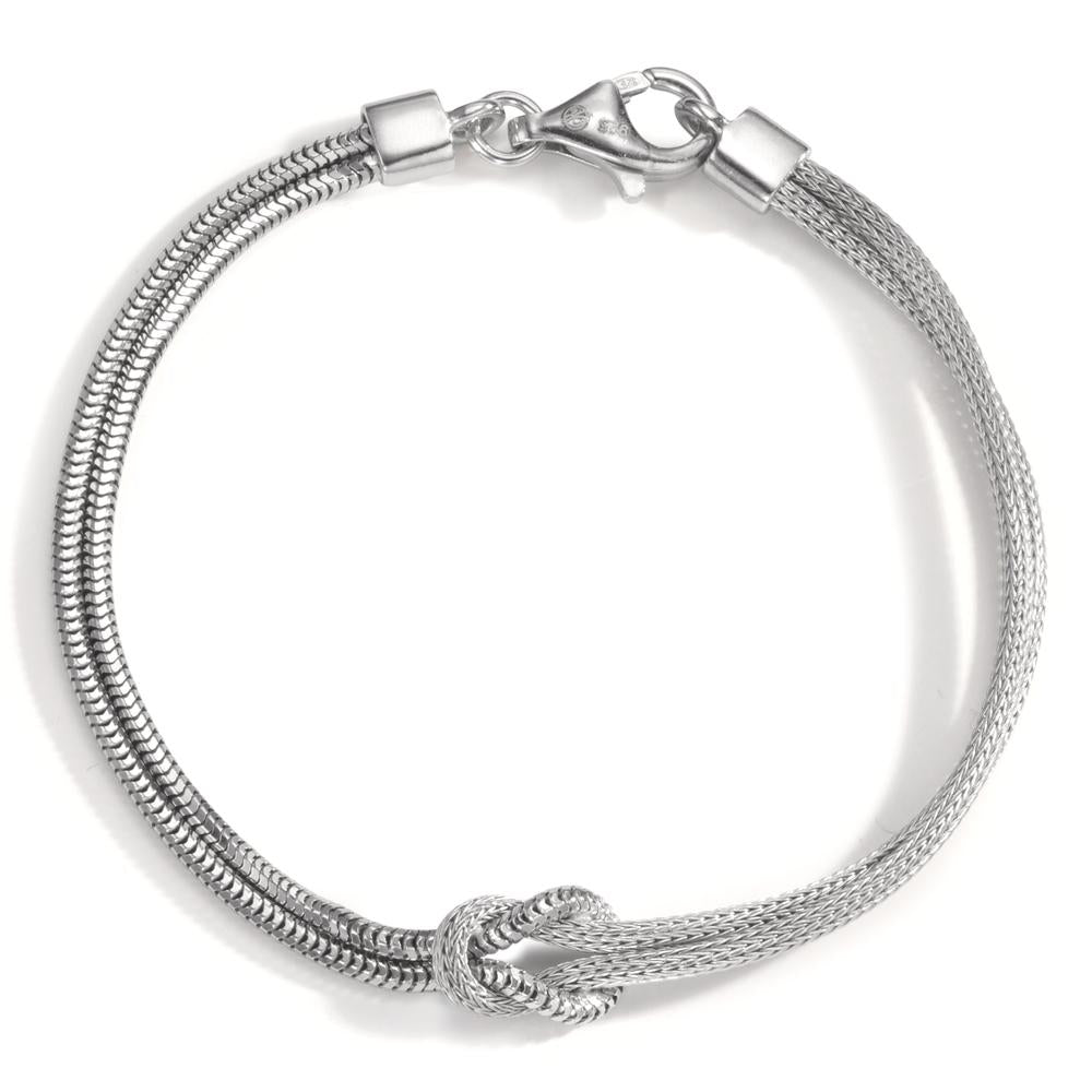 Armband Silber rhodiniert Knoten