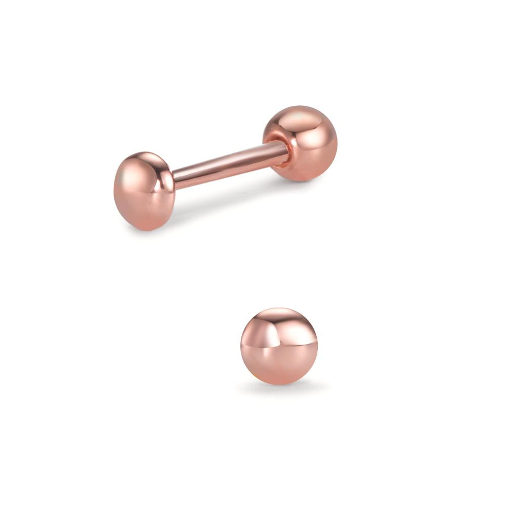 Piercing Silber rosé vergoldet Ø3 mm