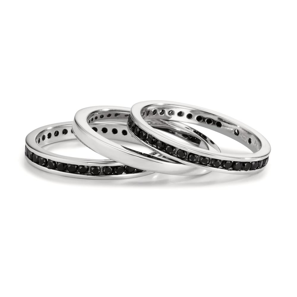 Ringset 3-teilig mit Zirkonia