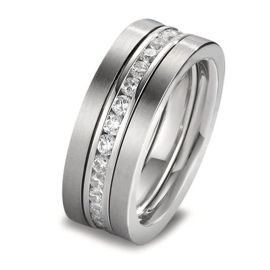 Ringset 3-teilig mit Zirkonia