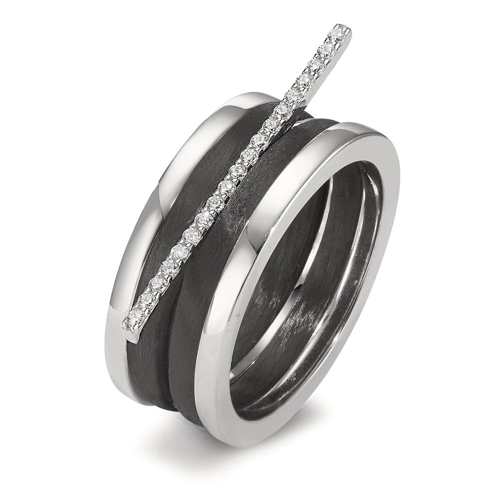 Ringset 5-teilig mit Zirkonia