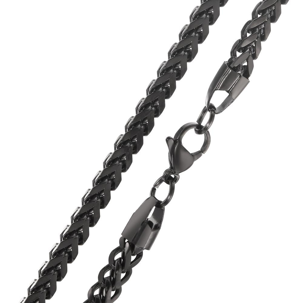 Collier Edelstahl schwarz IP beschichtet