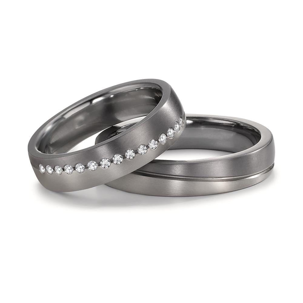 Partnerring 999 Tantal, 950 Platin