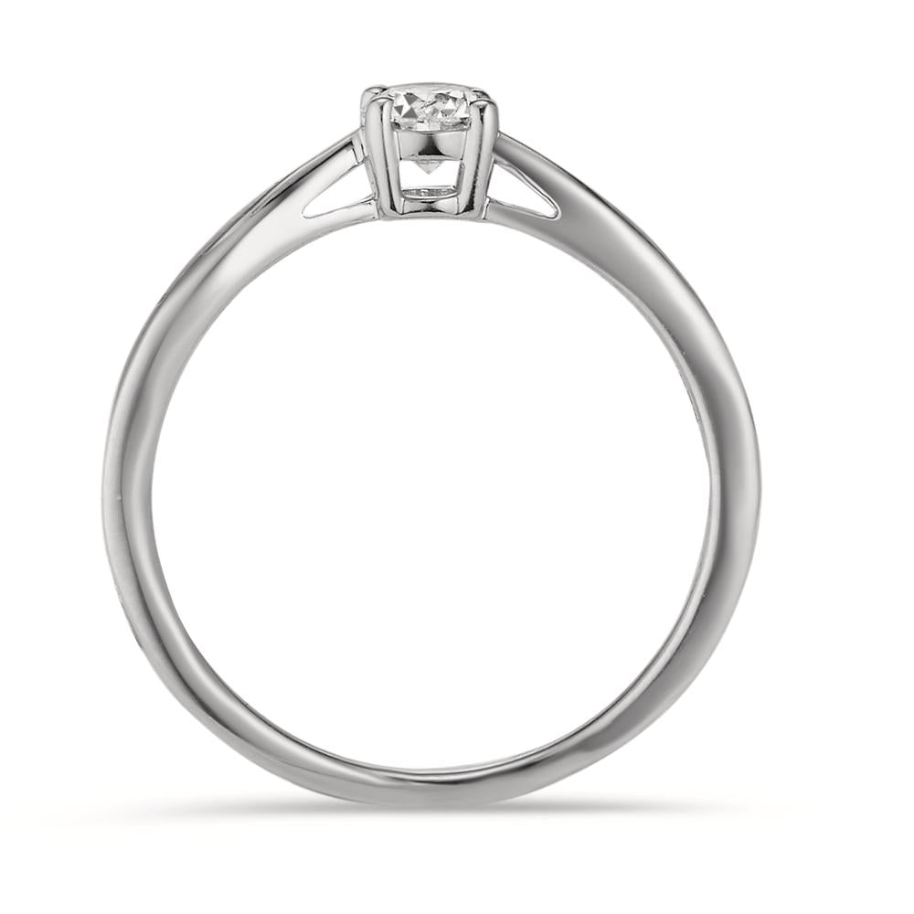 Solitär Ring 950 Platin Diamant 0.25 ct, w-si