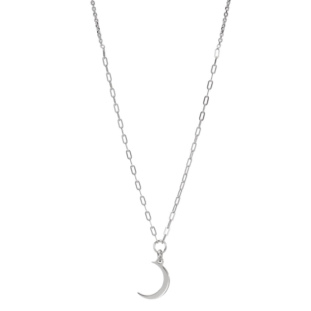 Collier Silber rhodiniert Mond verstellbar