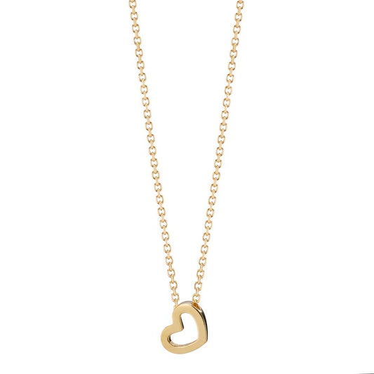 Collier 585/14 K Gelbgold Herz verstellbar