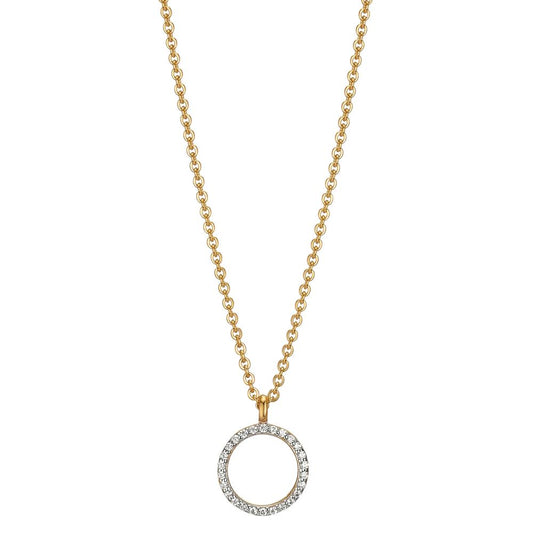 Collier 375/9 K Gelbgold Zirkonia verstellbar