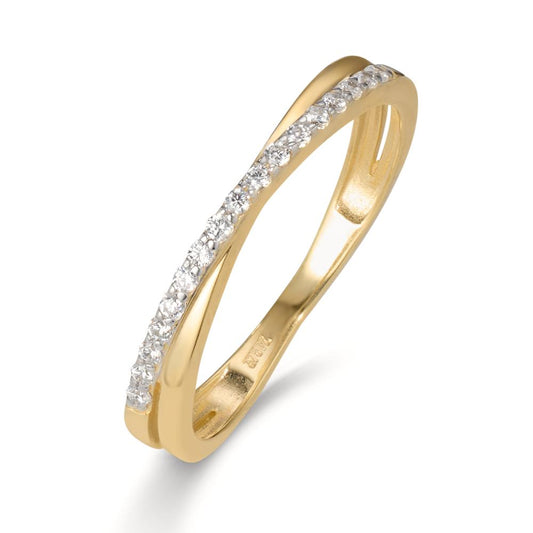 Fingerring 375/9 K Gelbgold Zirkonia