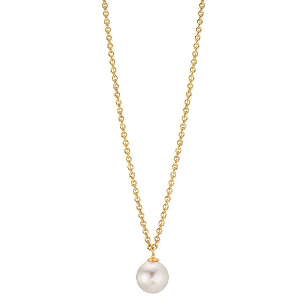 Collier Silber gelb vergoldet shining Pearls