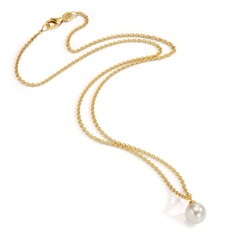 Collier Silber gelb vergoldet shining Pearls