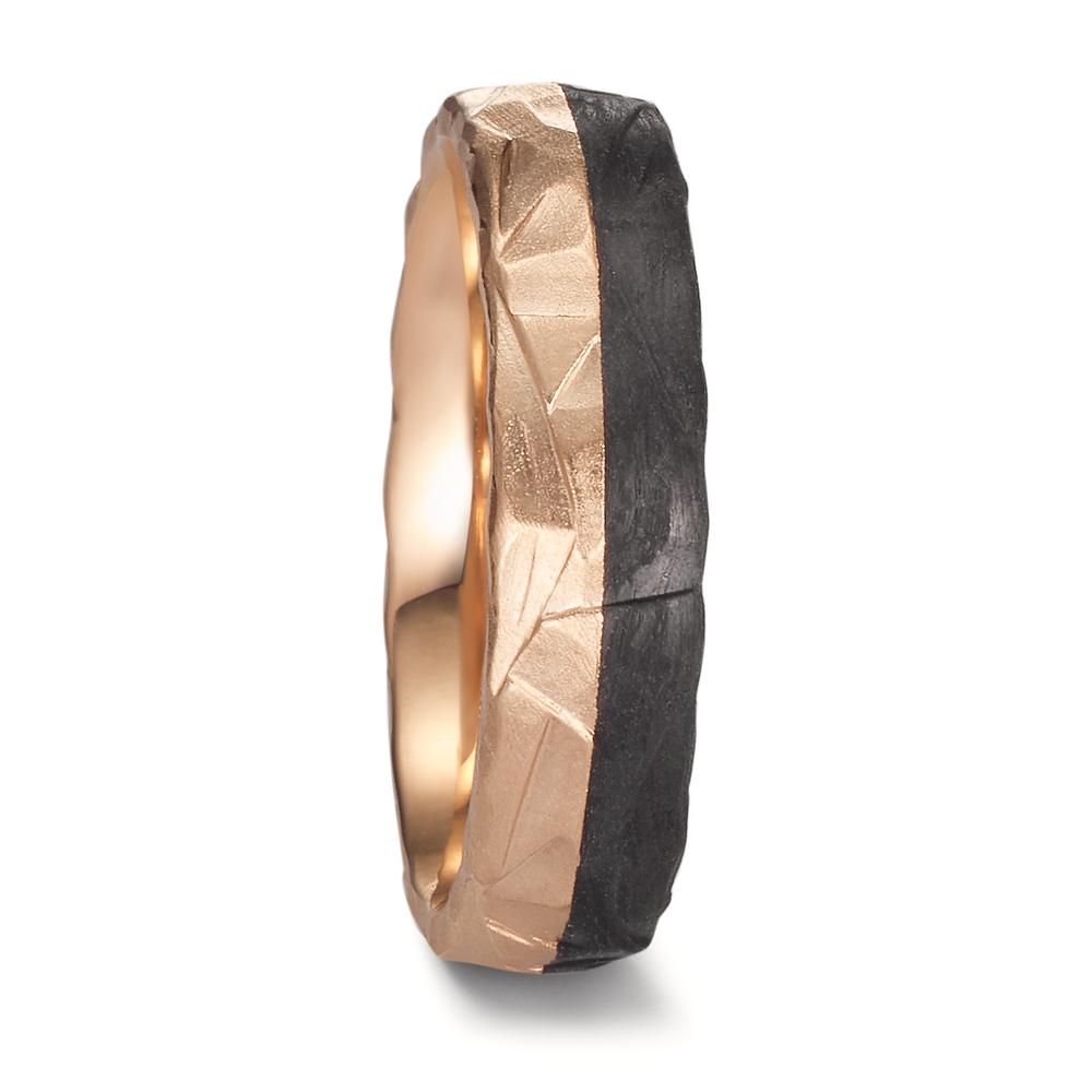 Partnerring 585/14 K Rosegold, Carbon