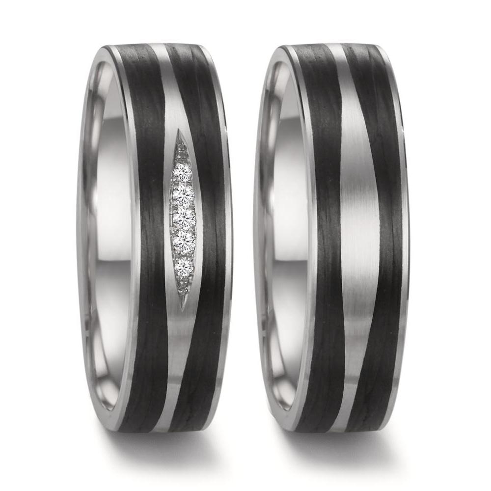 Partnerring 950 Platin, Carbon