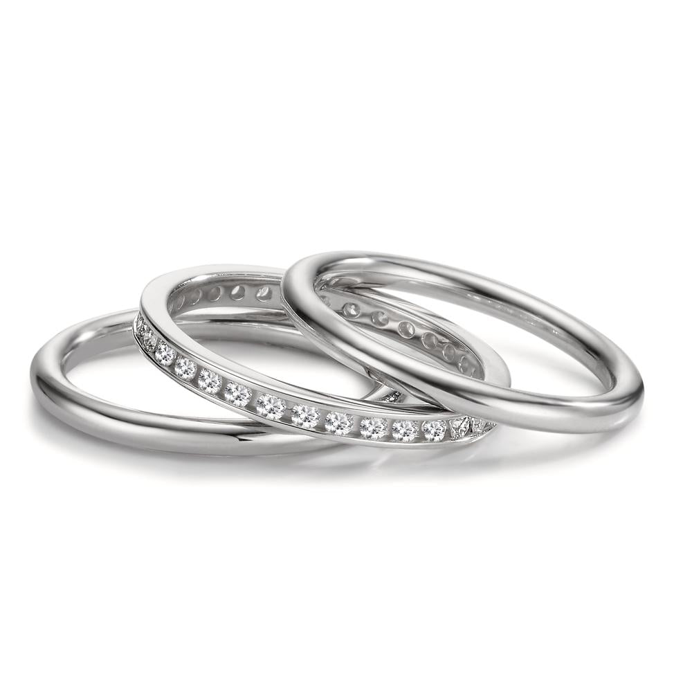 Ringset 3-teilig mit Diamant