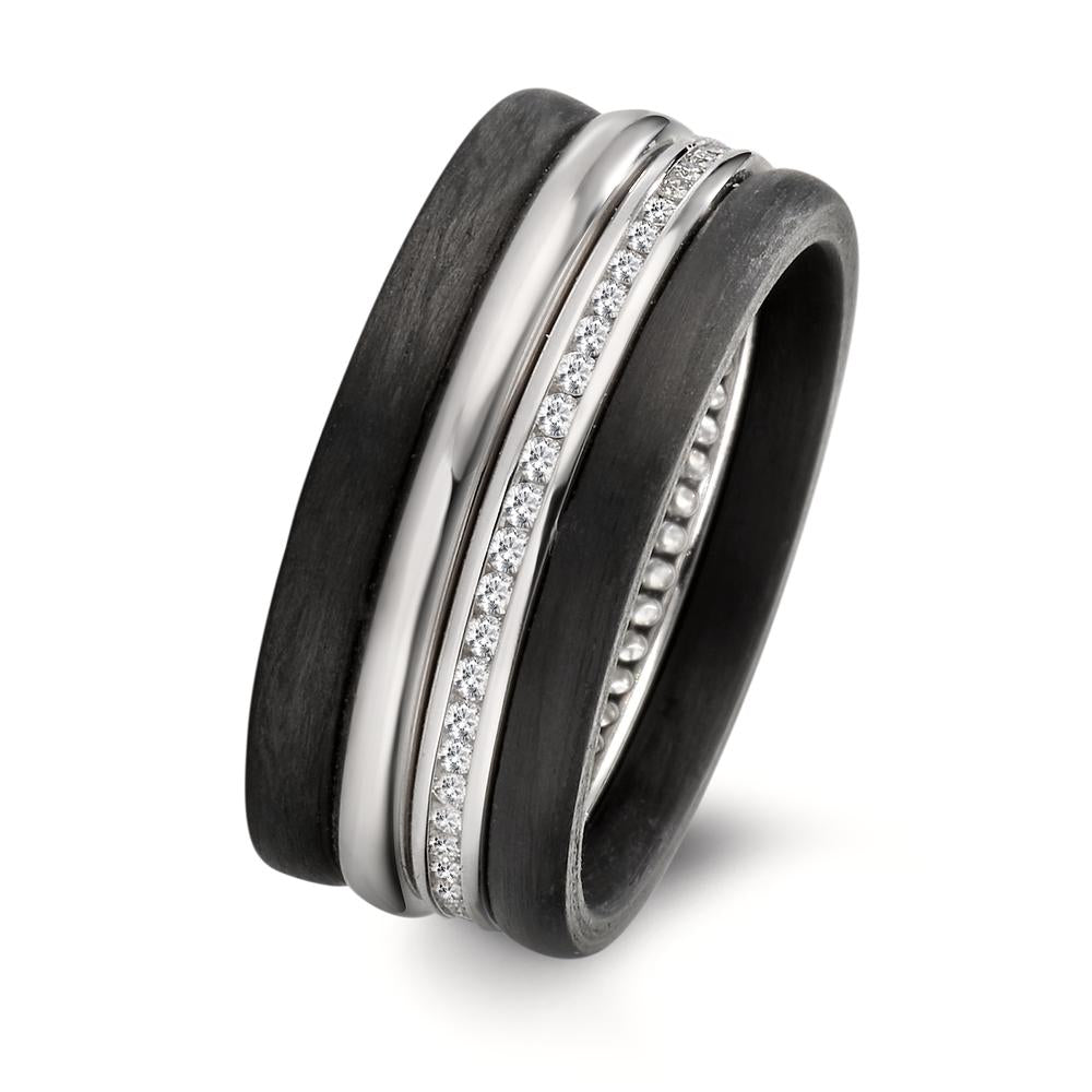 Ringset 4-teilig mit Diamant