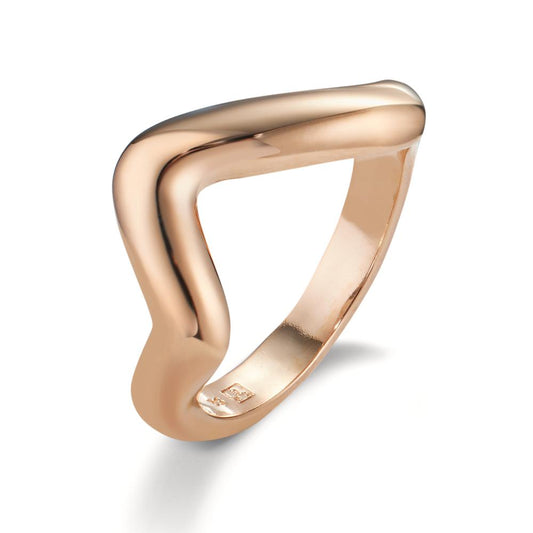 Fingerring Bronze gelb vergoldet