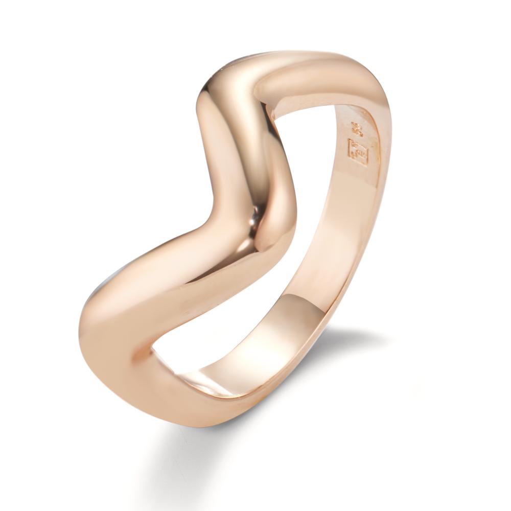 Fingerring Bronze gelb vergoldet