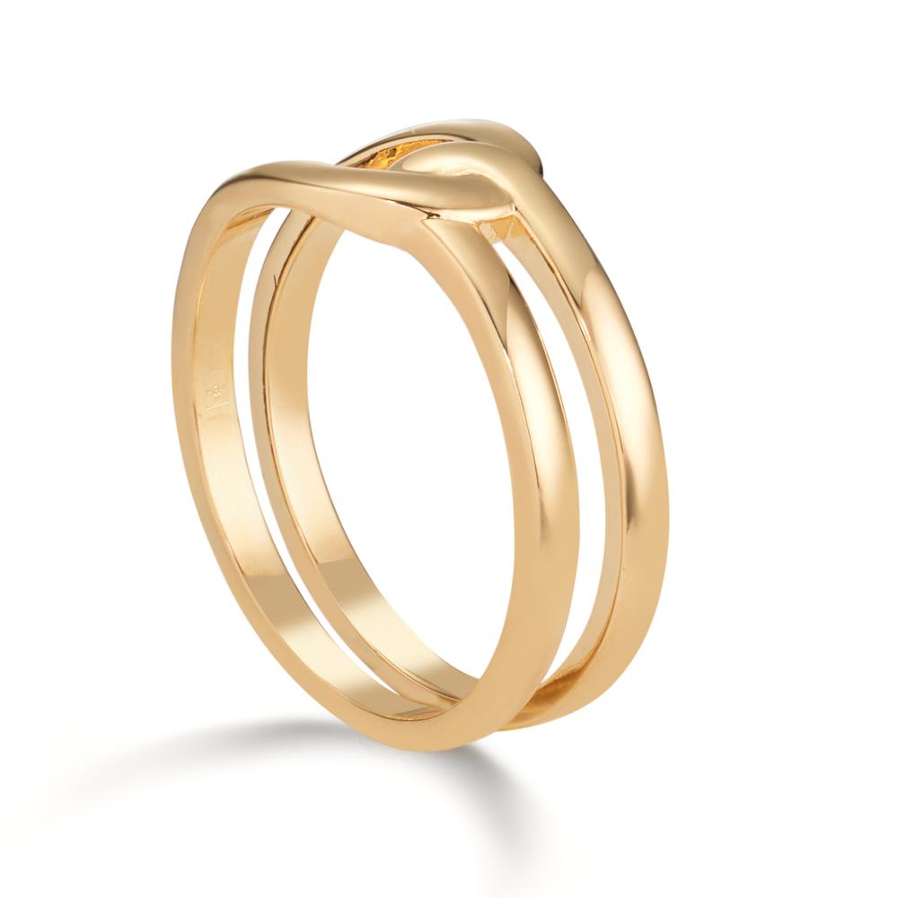 Fingerring Bronze vergoldet 3 Micron