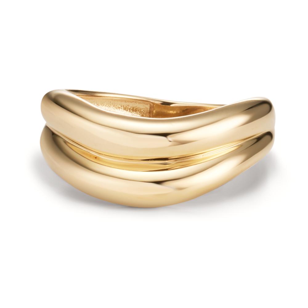 Fingerring Bronze vergoldet 3 Micron