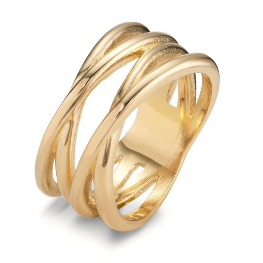 Fingerring Bronze vergoldet 3 Micron