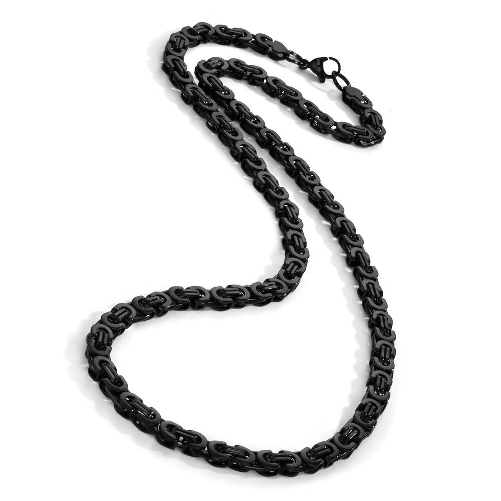 Collier Edelstahl schwarz IP beschichtet