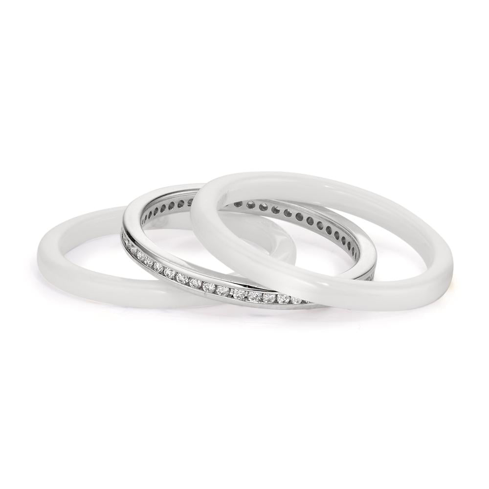 Ringset 3-teilig mit Diamant