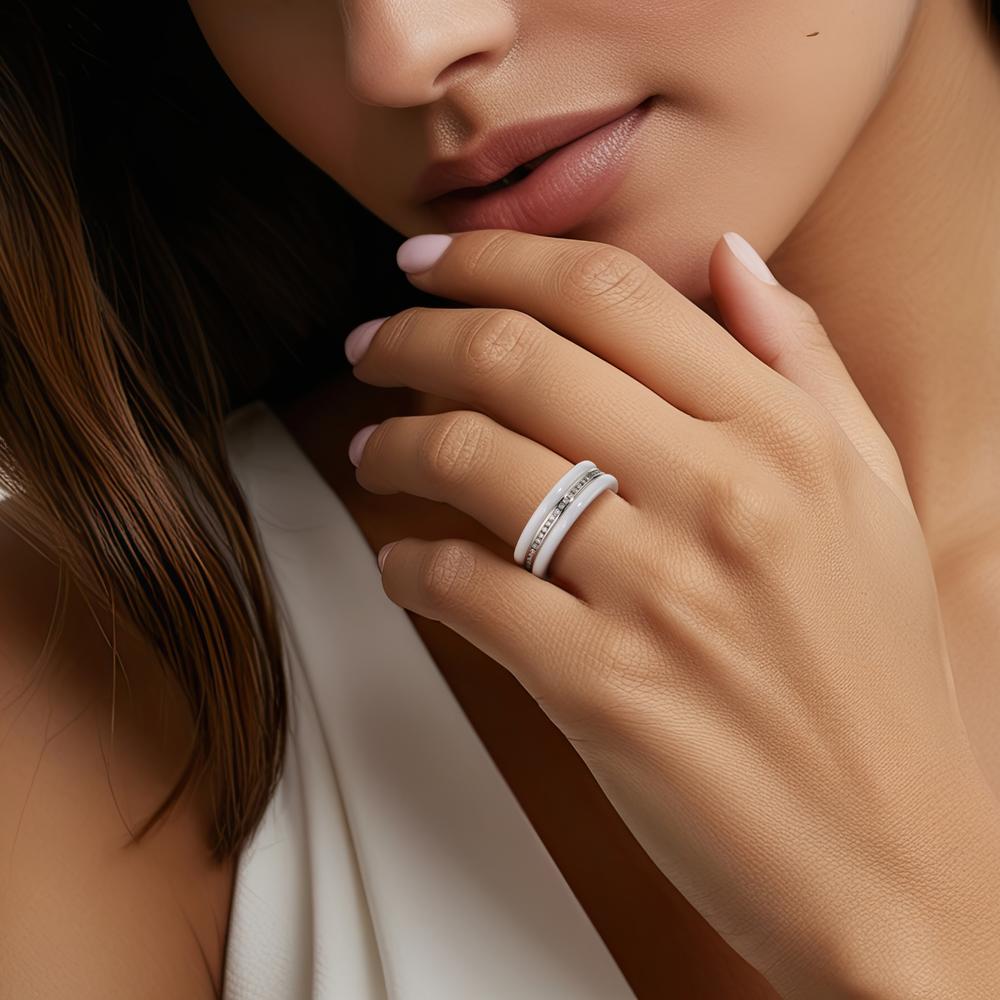 Ringset 3-teilig mit Diamant