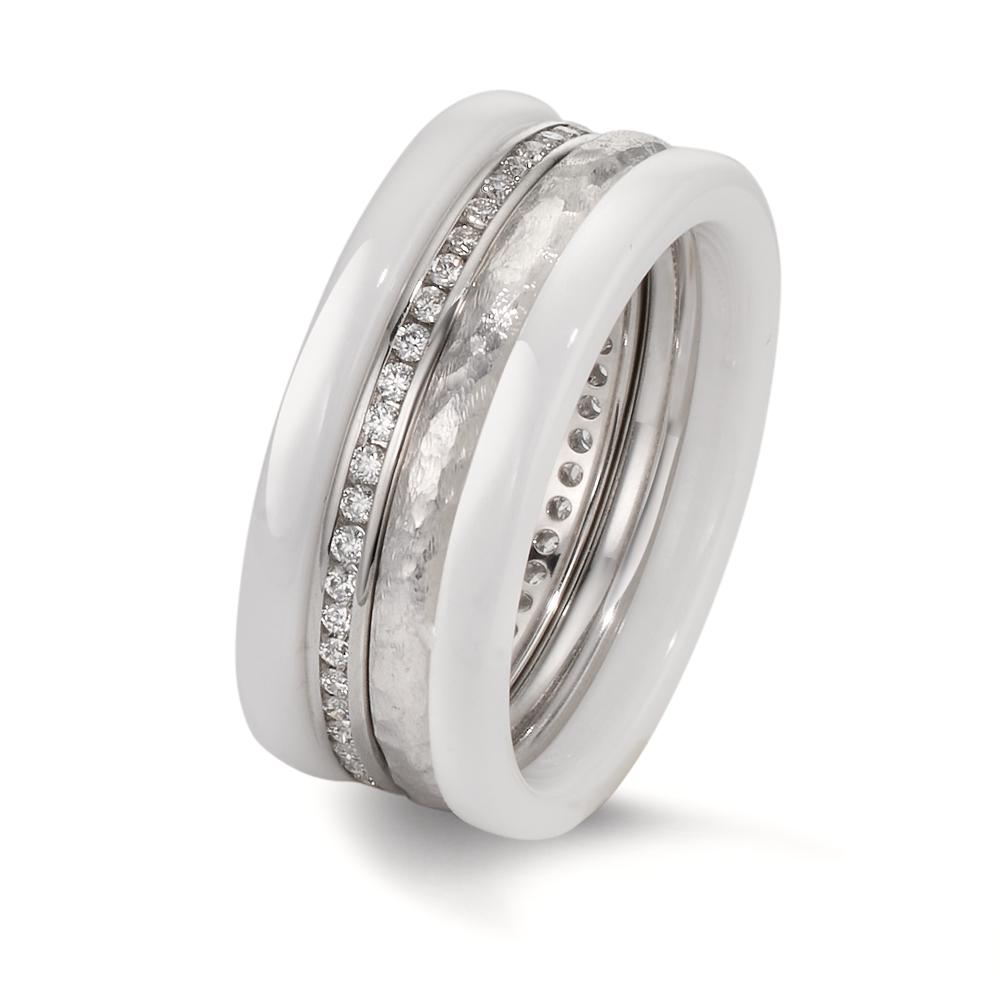 Ringset 4-teilig mit Diamant