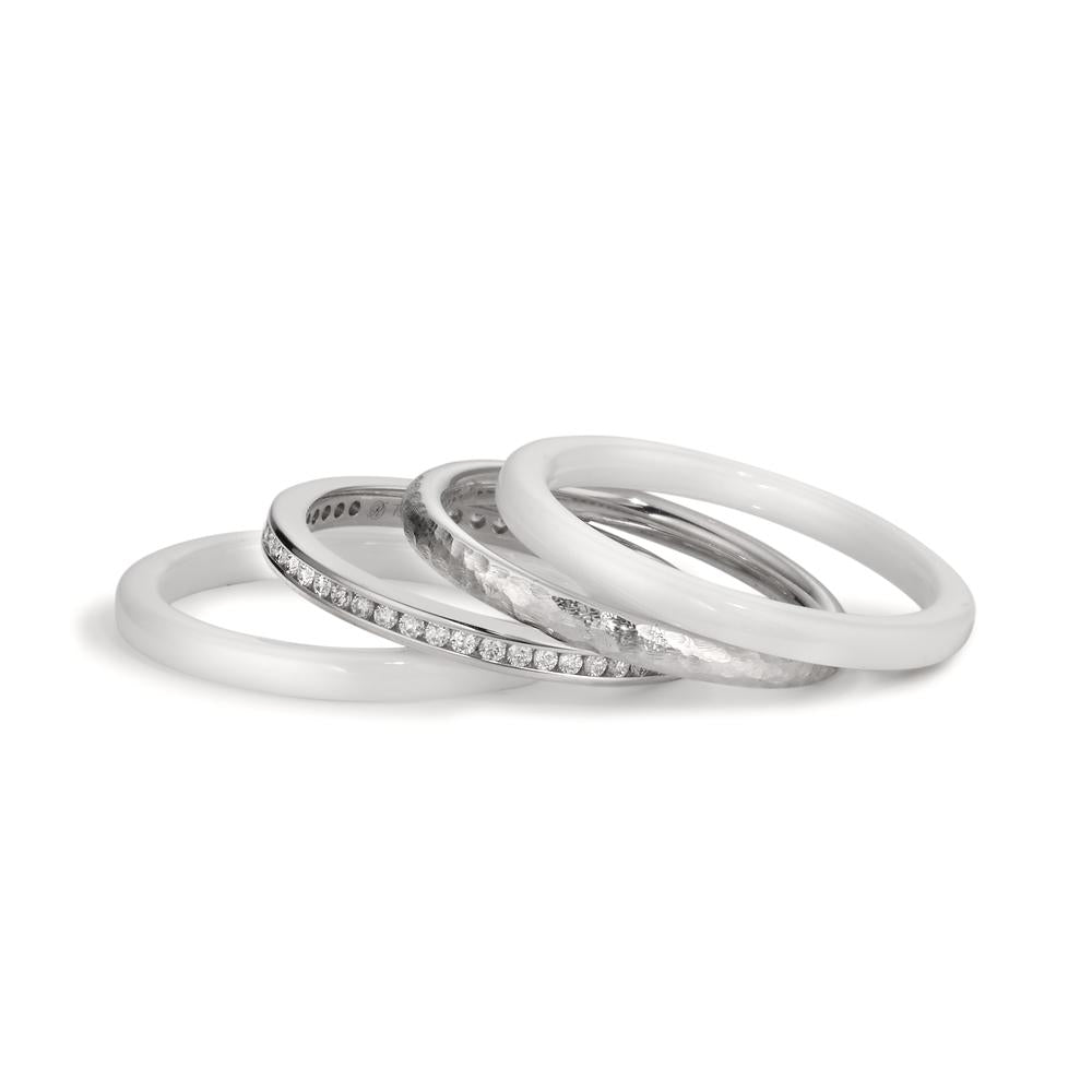 Ringset 4-teilig mit Diamant