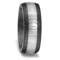 Partnerring Damaszener Stahl, Carbon-575042