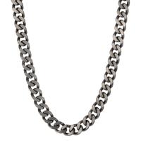 Collier Edelstahl grau IP beschichtet 55 cm-600499