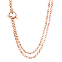 Collier Edelstahl rosé IP beschichtet 45 cm-600505