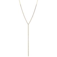 Y-Collier Silber Zirkonia gelb vergoldet 38-43 cm verstellbar-603379