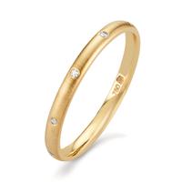 Beisteckring 750/18 K Gelbgold Diamant 0.045 ct, 9 Steine, tw-vsi-604017