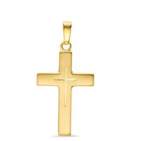 Anhänger 375/9 K Gelbgold Kreuz-607836