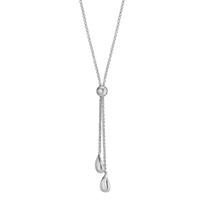 Y-Collier Silber rhodiniert Tropfen 42-45 cm verstellbar