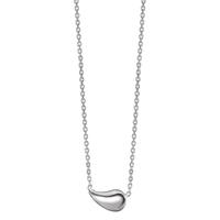 Collier Silber rhodiniert Tropfen 42-45 cm verstellbar