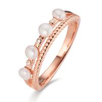 Fingerring Silber rosé vergoldet shining Pearls