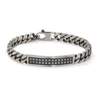 Armband Silber patiniert 21 cm