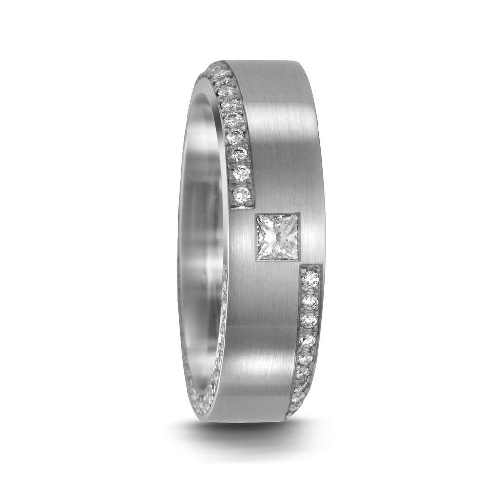 Fingerring 950 Platin Diamant 0.575 ct, tw-vvsi-547000