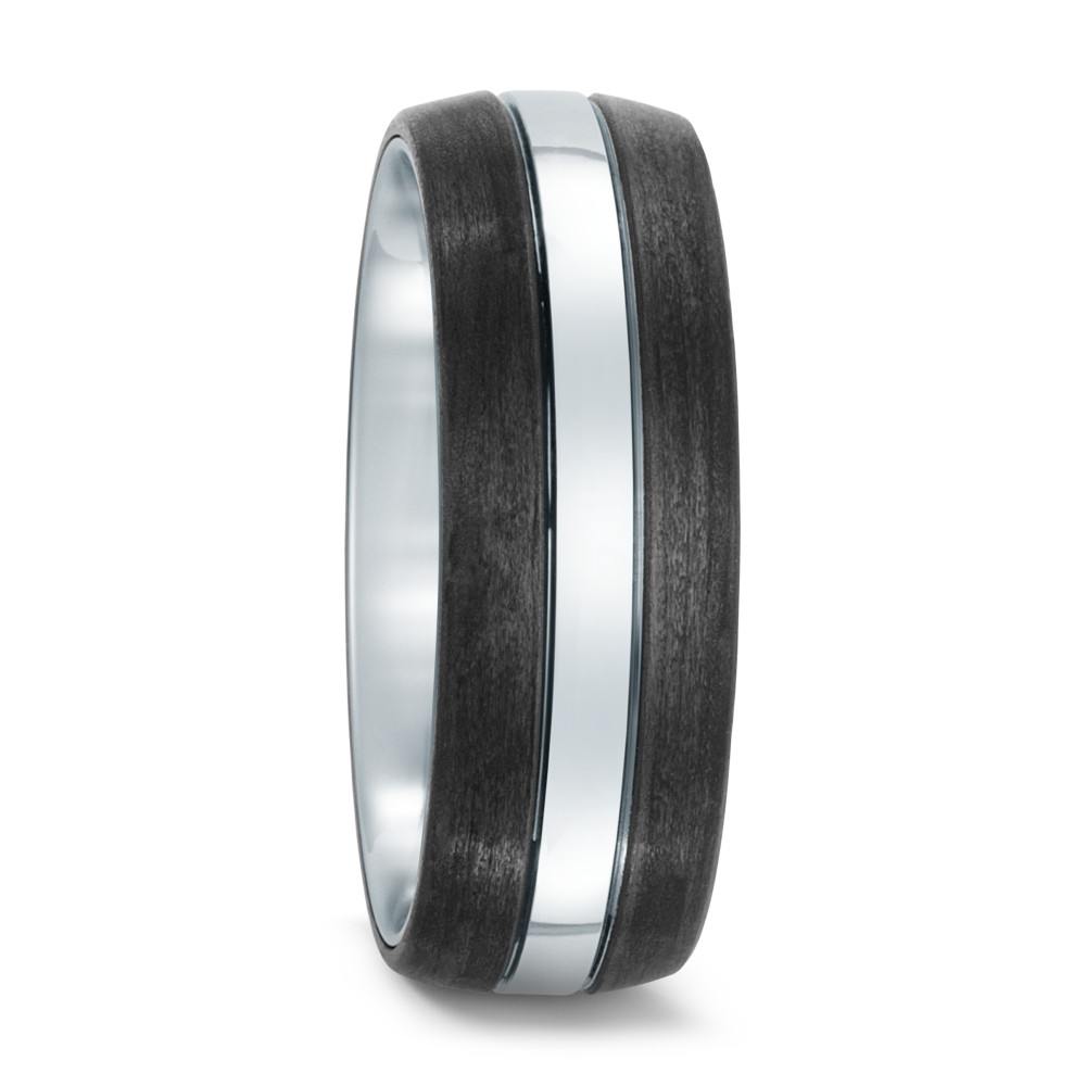 Fingerring Edelstahl, Carbon-574275