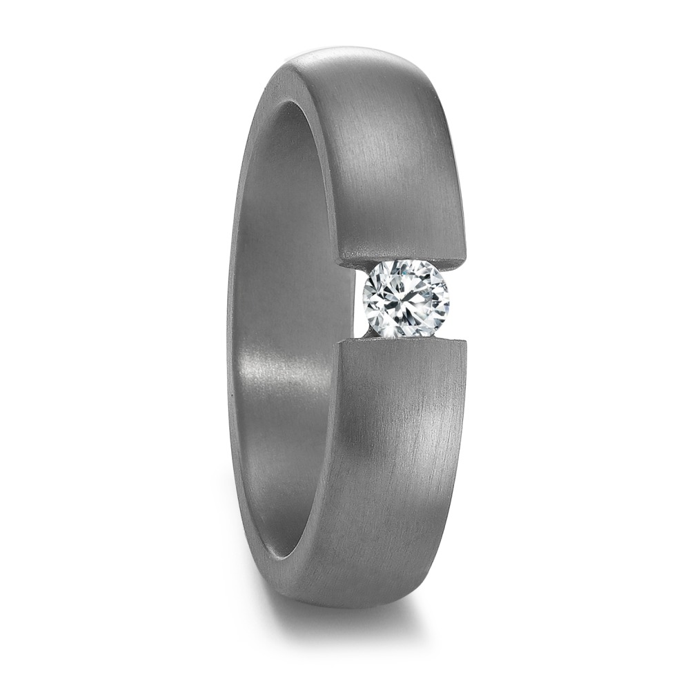 Partnerring 999 Tantal Diamant 0.15 ct, w-si-596042