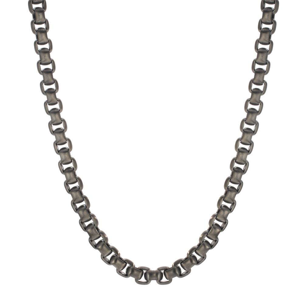 Collier Edelstahl grau IP beschichtet 50 cm-600494