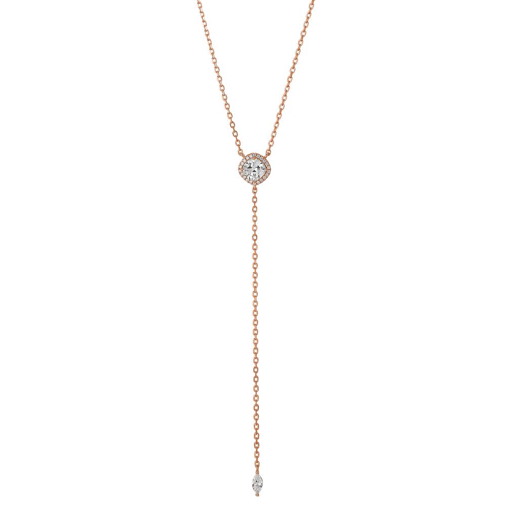 Y-Collier Silber rosé vergoldet 40-45 cm verstellbar-603396