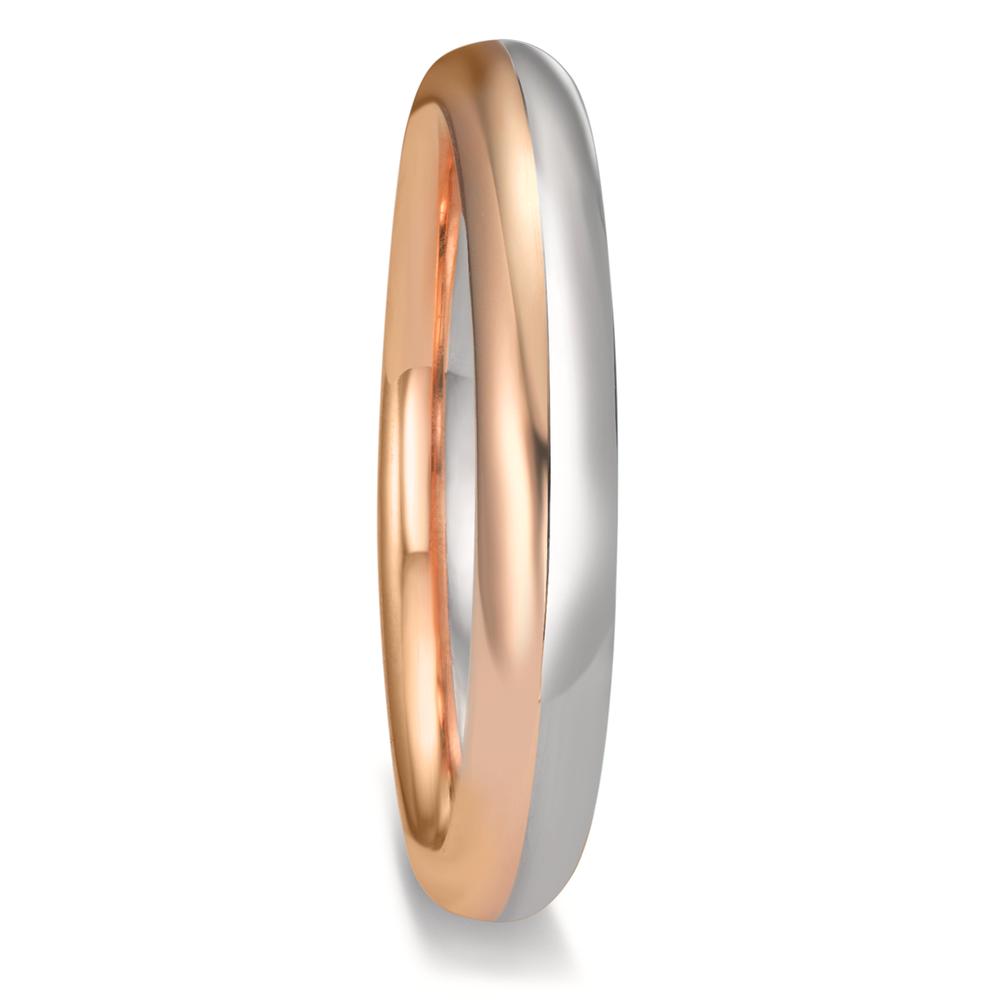 Partnerring 750/18 K Weissgold, 750/18 K Rosegold-603525