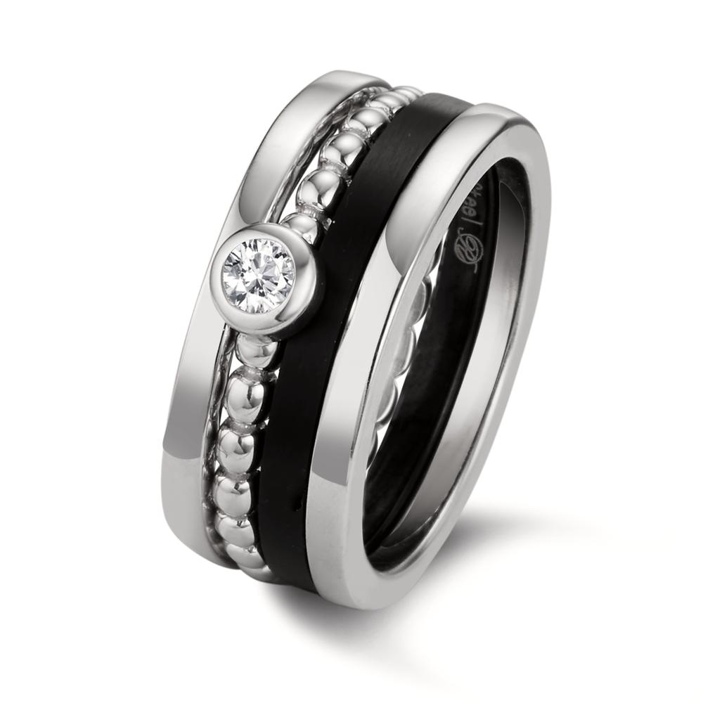 Ringset 4-teilig mit Zirkonia-603908