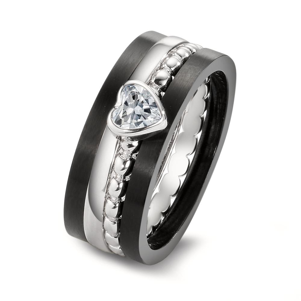 Ringset 4-teilig mit Zirkonia-603909