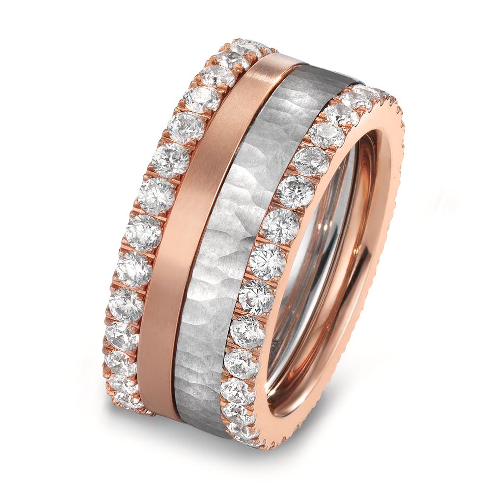 Ringset 4-teilig mit Zirkonia-603969