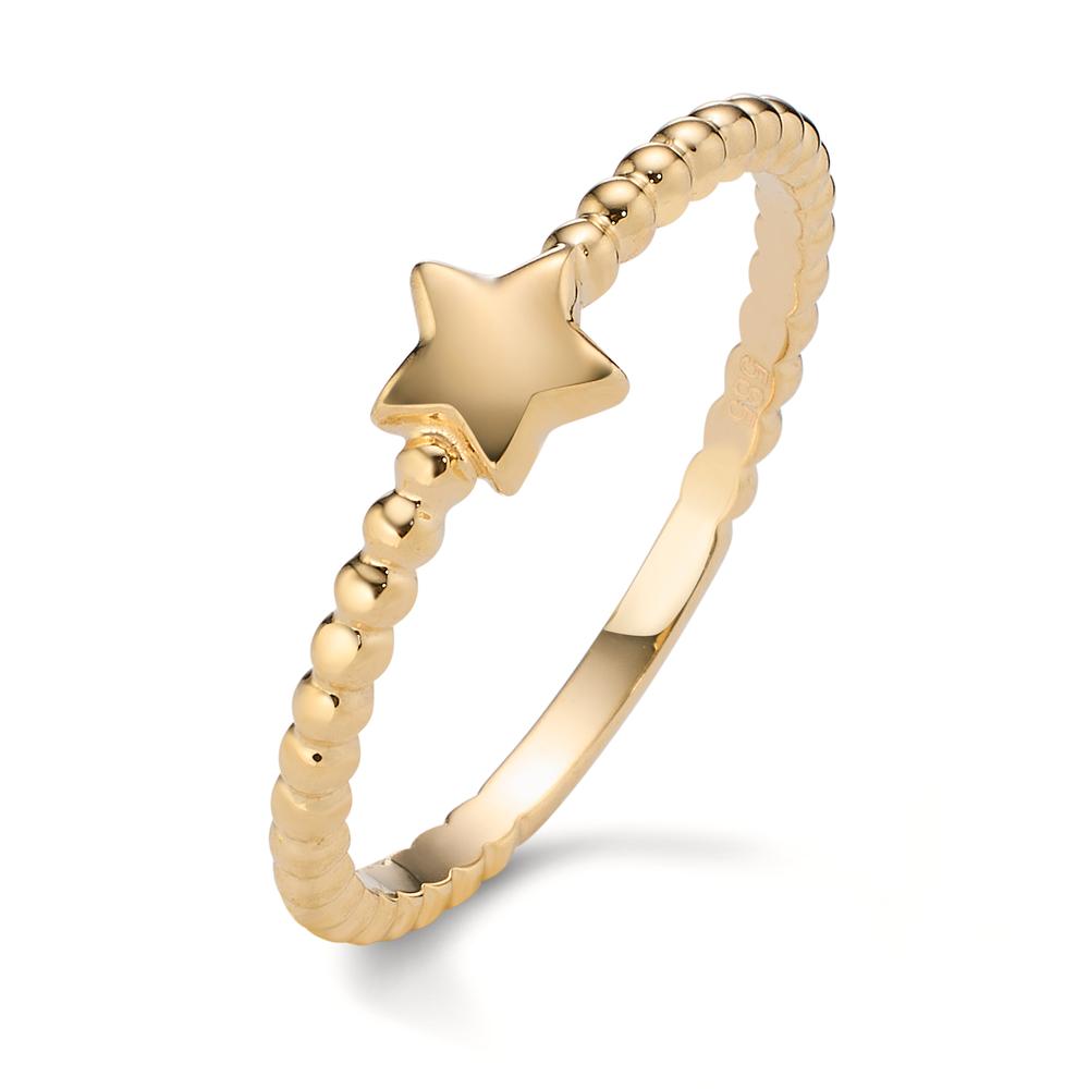 Fingerring 585/14 K Gelbgold Stern-607197