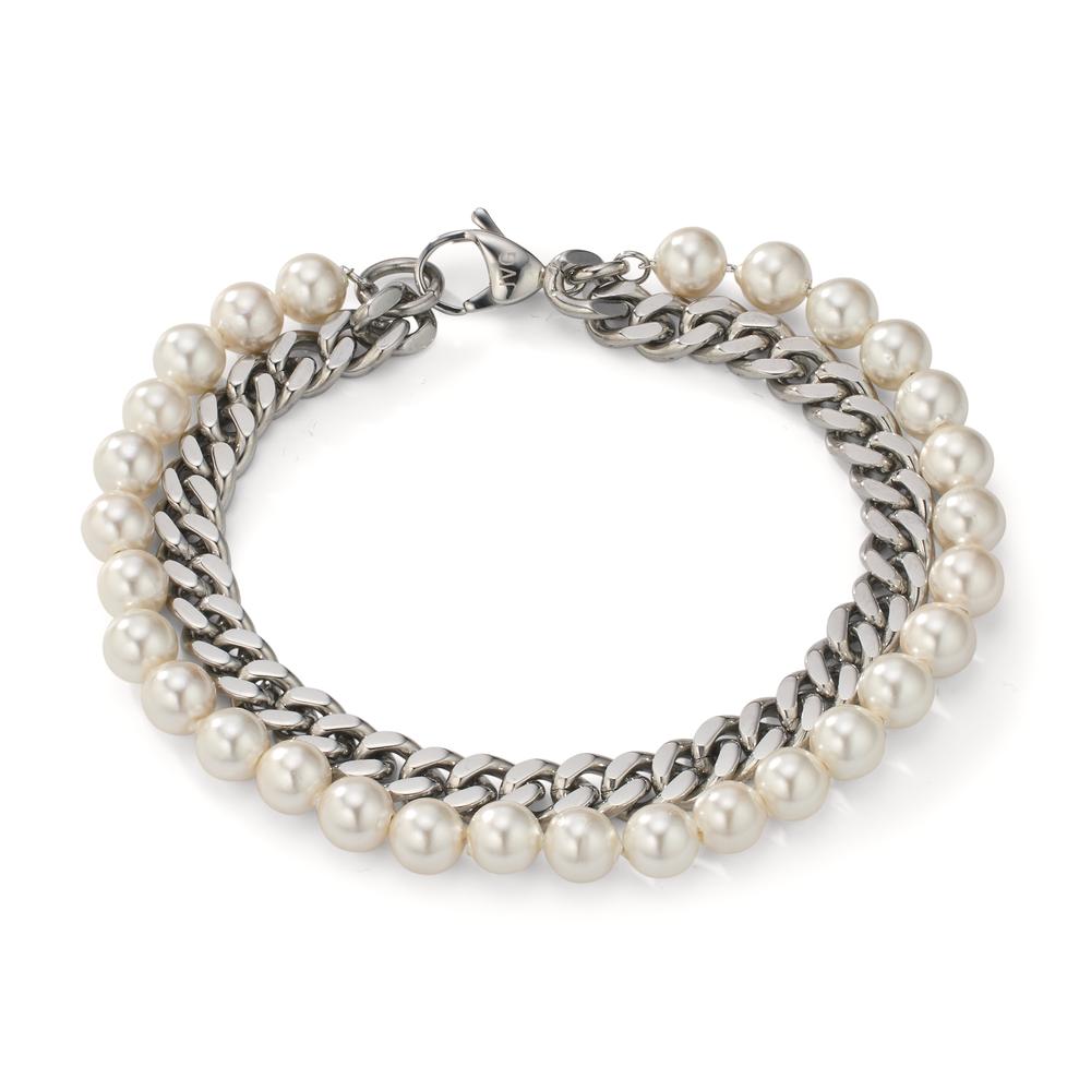 Armband Edelstahl shining Pearls 21 cm-607458