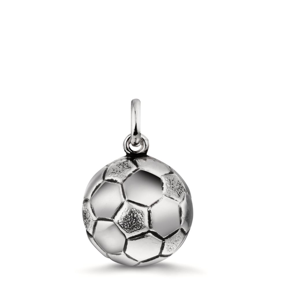 Anhänger Silber patiniert Fussball Ø13 mm-607869